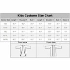 VZQI Halloween Cosplay Costumes Kamado Kids Anime Kimono Halloween Cloak XL