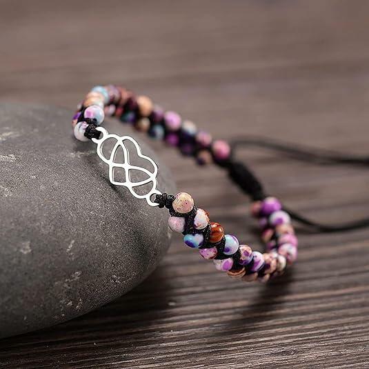 BTZY for Granddaughter for You are Always in Mine Beads“ Bracelet, Natural