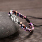 BTZY for Granddaughter for You are Always in Mine Beads“ Bracelet, Natural