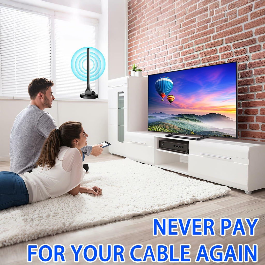 Digital Antenna for Smart TV Indoor, TV Antenna for Local Channels, TVs Antenna