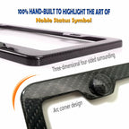 Aootf Carbon Fiber License Plate Frame- Handcrafted of 100% Real Carbon Fiber