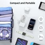 Updated USB C Fast Charger Block, 100W GaN 6 Port PD USB C QC USB A Wall Charger