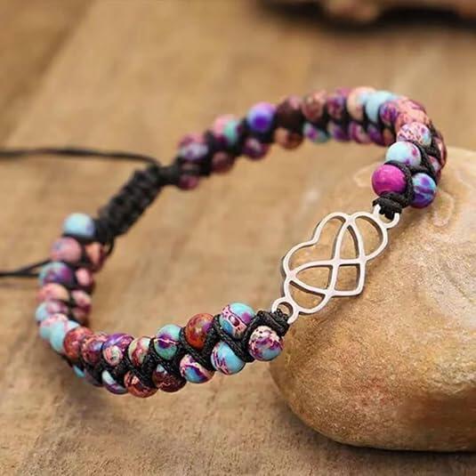 BTZY for Granddaughter for You are Always in Mine Beads“ Bracelet, Natural