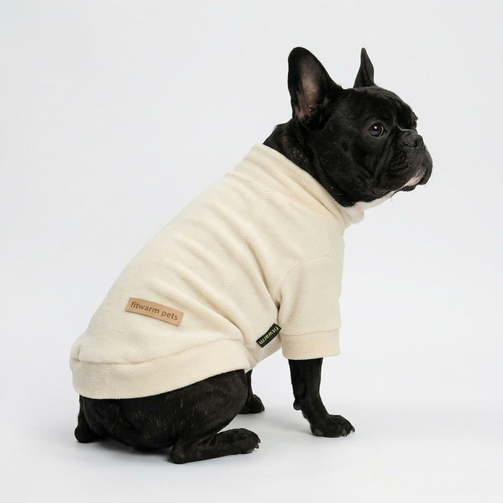 Fitwarm 3 Pack Classic Fleece Dog Sweater, Winter Clothes for Small Dogs Boy
