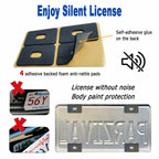 Aootf Carbon Fiber License Plate Frame- Handcrafted of 100% Real Carbon Fiber