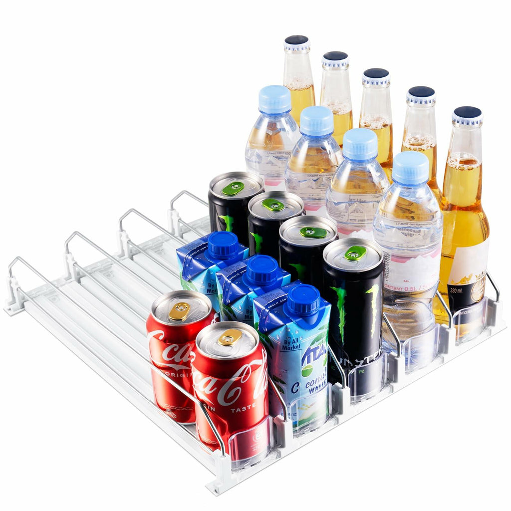 Drink Organizer for Fridge, Soda Can Dispenser for Refrigerator, Automatic Drink