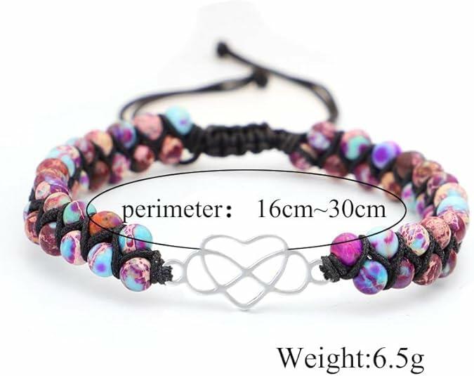 BTZY for Granddaughter for You are Always in Mine Beads“ Bracelet, Natural