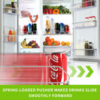 Drink Organizer for Fridge, Soda Can Dispenser for Refrigerator, Automatic Drink