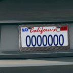 Aootf Carbon Fiber License Plate Frame- Handcrafted of 100% Real Carbon Fiber