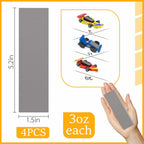 4 PCS Stick On Flex Tungsten Weights for Derby Car- 3OZ Cuttable Derby Cars