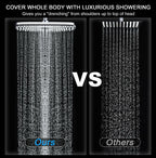 High Pressure Rain Shower Head: Upgrade Shower Heads with Handheld Spray Combo