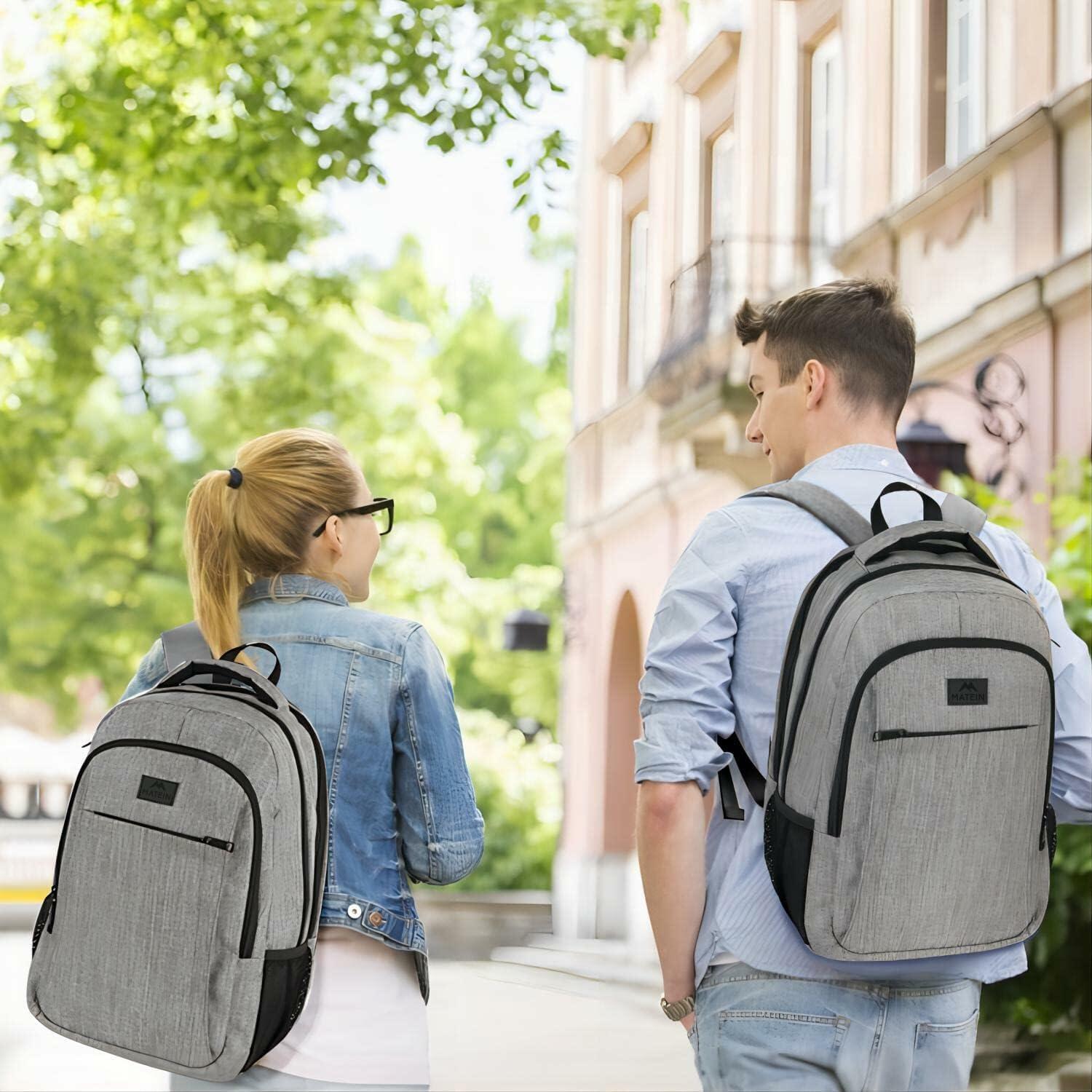 MATEIN Travel Laptop Backpack, Business Anti Theft Slim Sturdy Laptops Backpack