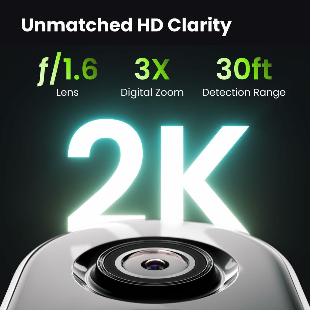 Kiwibit Security Cameras Wireless Outdoor, 2K Outside Camera for Home Security,