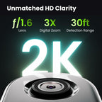 Kiwibit Security Cameras Wireless Outdoor, 2K Outside Camera for Home Security,