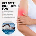 Open Box - FEATOL Bicep Tendonitis Brace Compression Sleeve Support, Upper Arm
