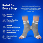 SB SOX Plantar Fasciitis Socks for Men & Women – Arch Support Compression Socks