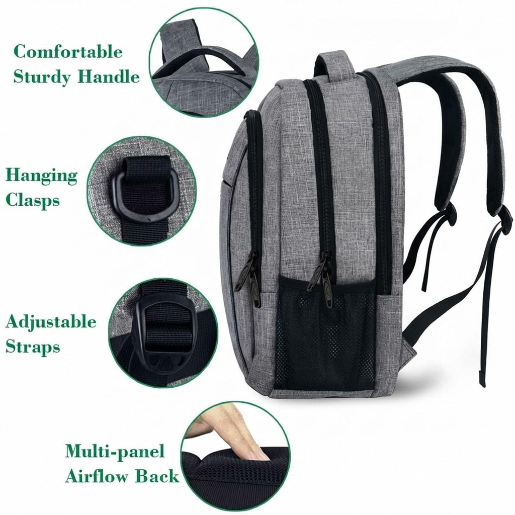 MATEIN Travel Laptop Backpack, Business Anti Theft Slim Sturdy Laptops Backpack