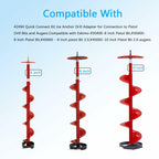 Trsobi 42494 Quick Connect Kit for Eskimo Ice Fishing Auger Drill,Ice Anchor