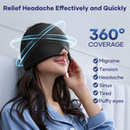 Qnoon Migraine Relief Cap, Headache Relief Cap Mask Products, Cooling Odorless