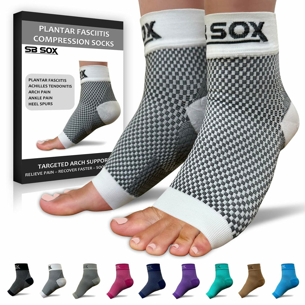 SB SOX Plantar Fasciitis Socks for Men & Women – Arch Support Compression Socks