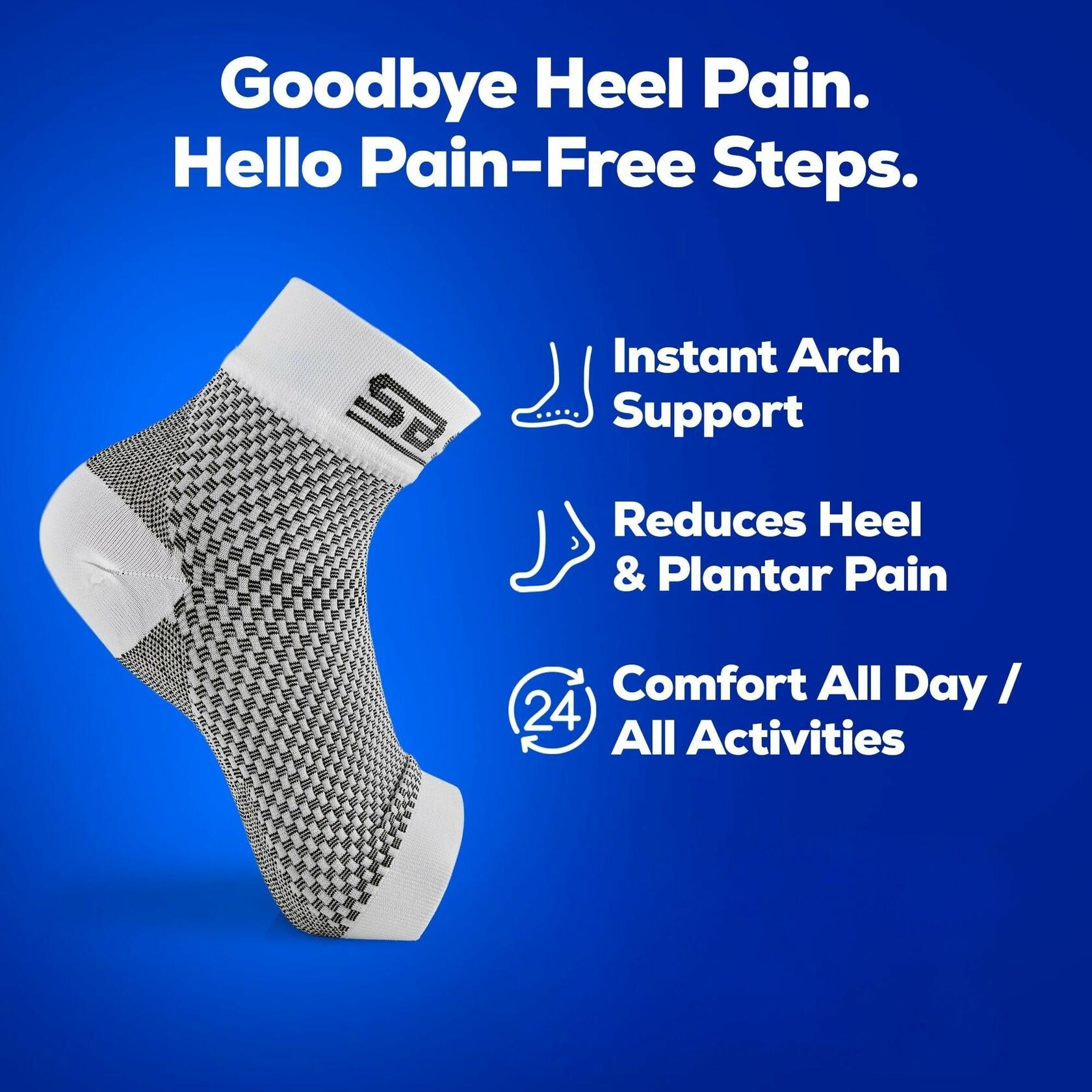 SB SOX Plantar Fasciitis Socks for Men & Women – Arch Support Compression Socks