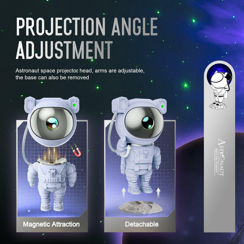 Astronaut Galaxy Projector Night Light - Star Projector Galaxy Light with Nebula