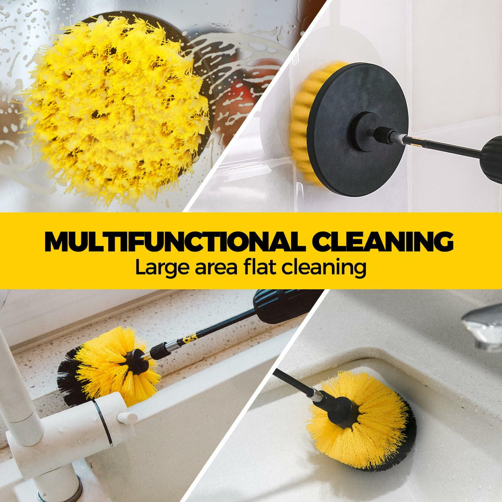 Holikme 6Pack Drill Brush Power Scrubber Cleaning Brush Extended Long Attachment