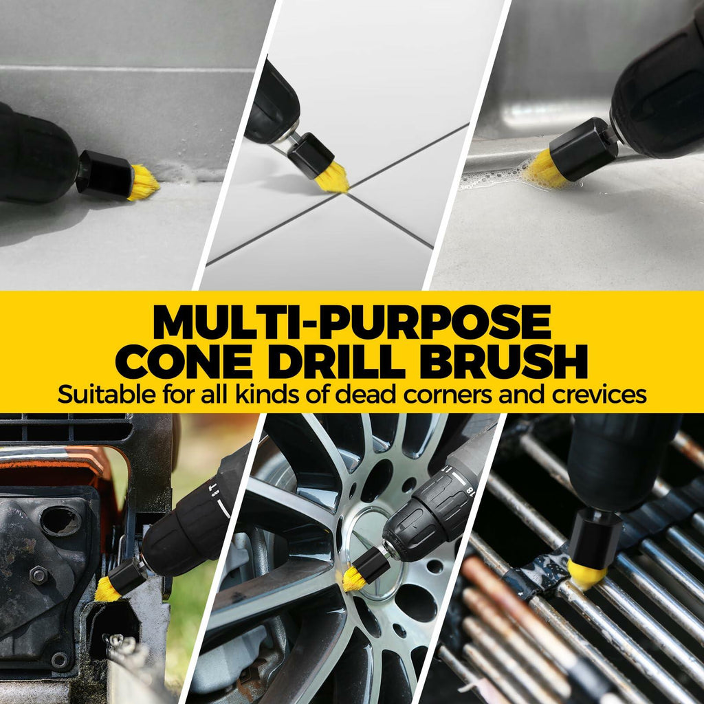 Holikme 6Pack Drill Brush Power Scrubber Cleaning Brush Extended Long Attachment