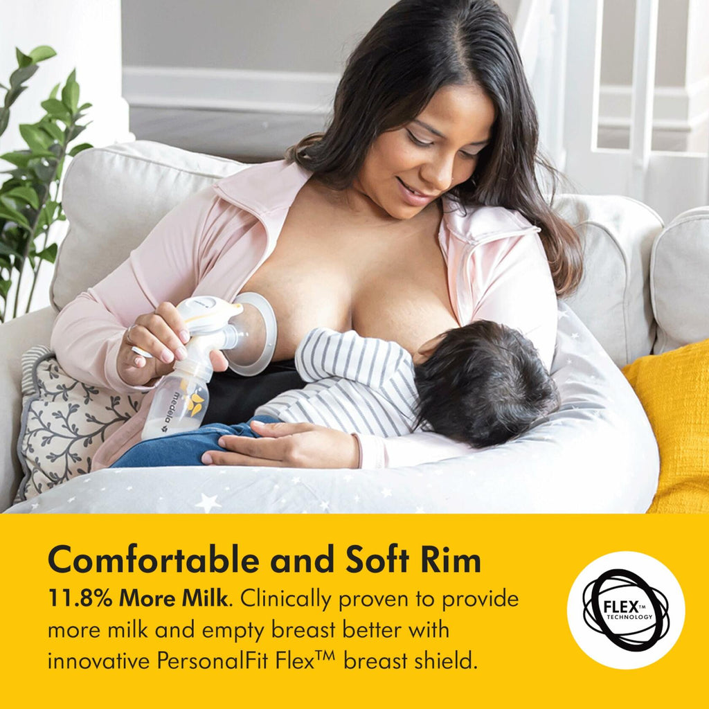 Medela Perfect Pair Bundle with Medela Harmony Manual Breast Pump & Silicone