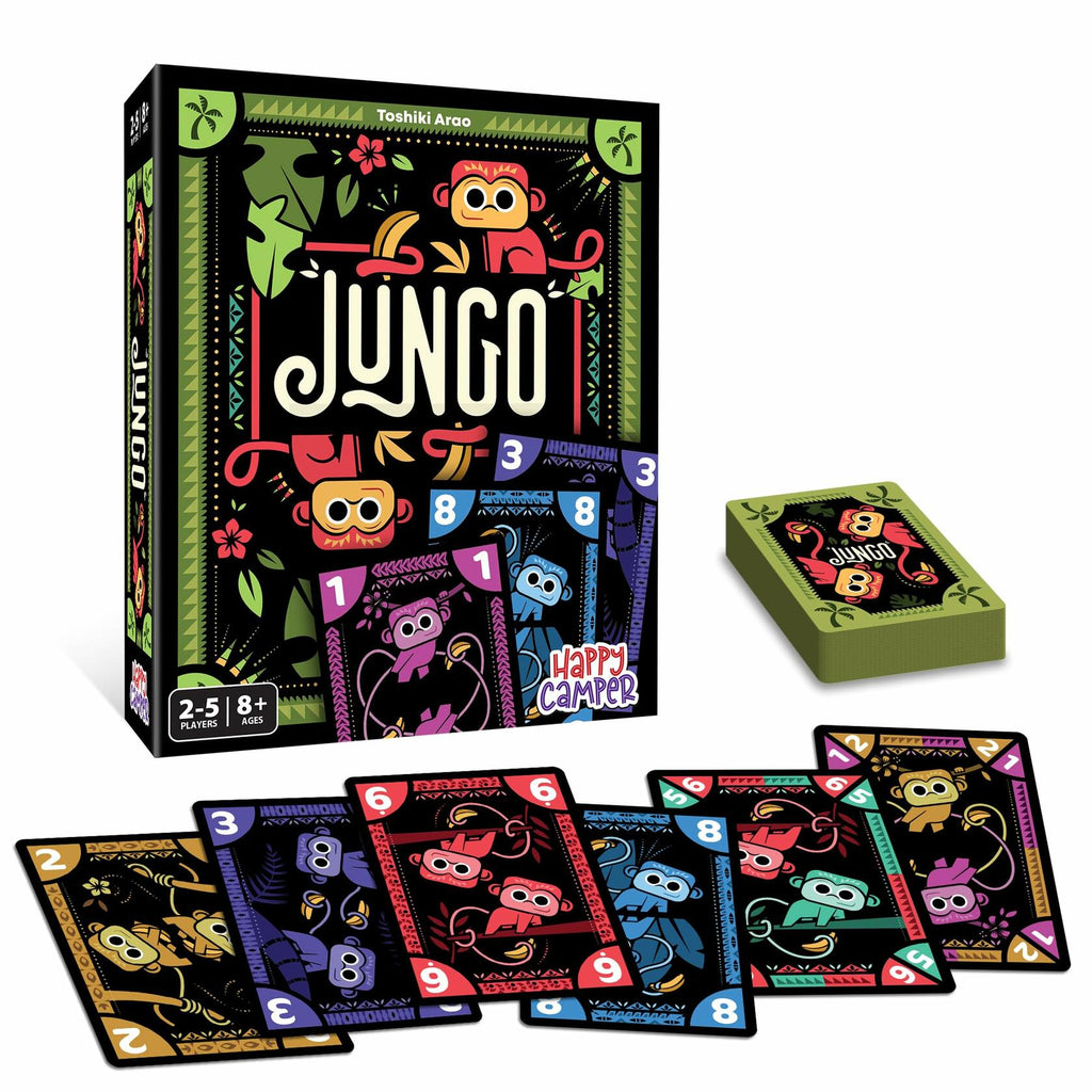 Happy Camper - Jungo | A Simple Card Game of Not-so-Simple Choices | Perfect