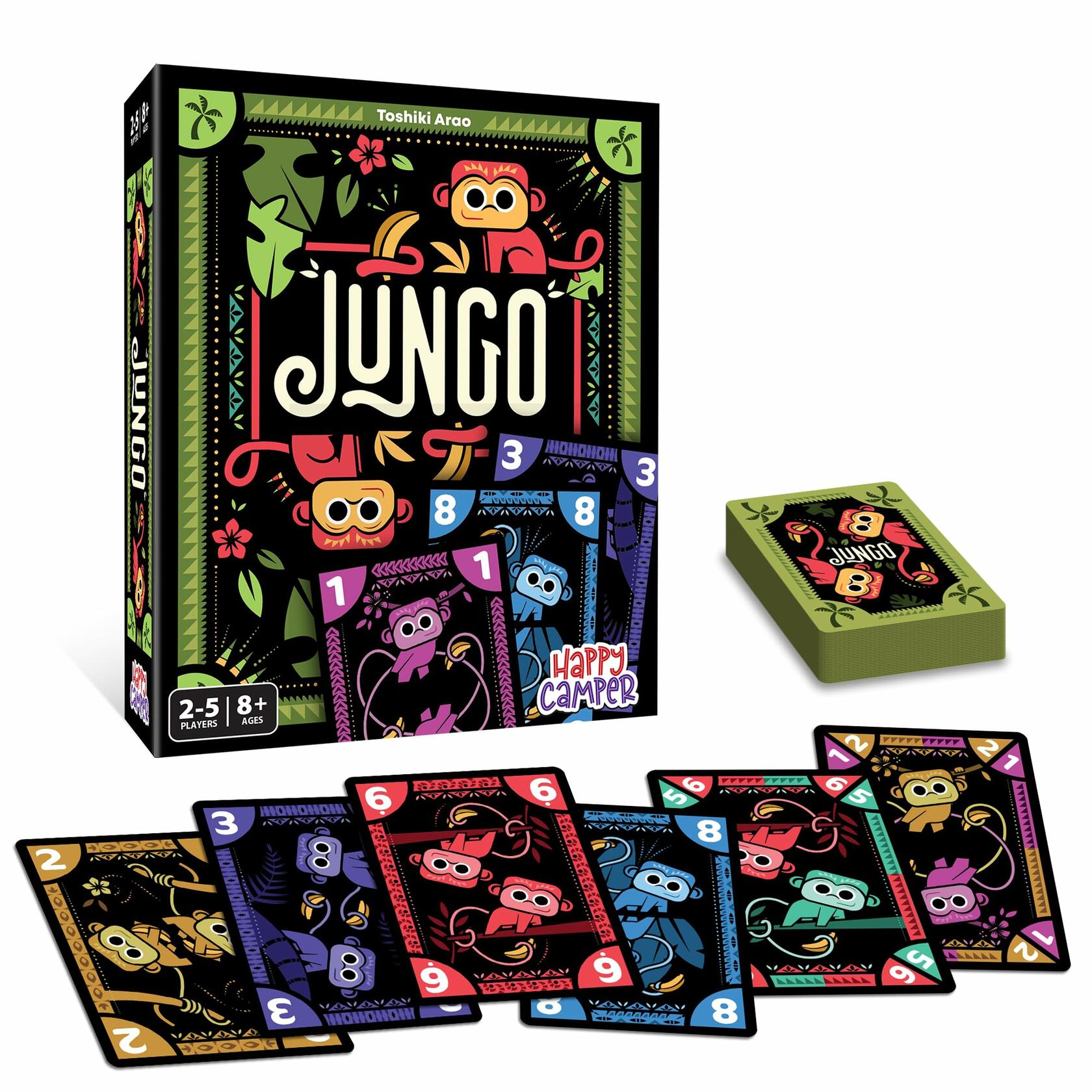 Happy Camper - Jungo | A Simple Card Game of Not-so-Simple Choices | Perfect