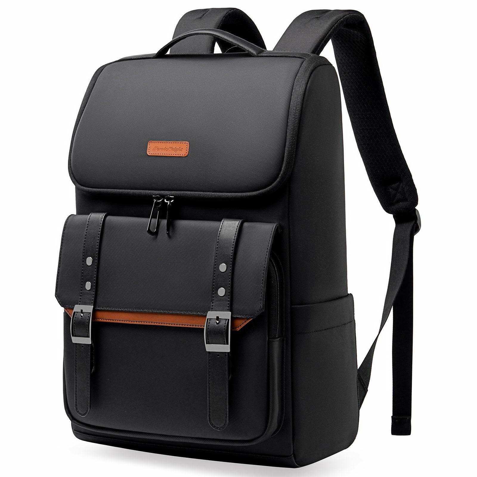 hk Vintage College Backpack for Women and Men, Travel Laptop Backpack with Anti
