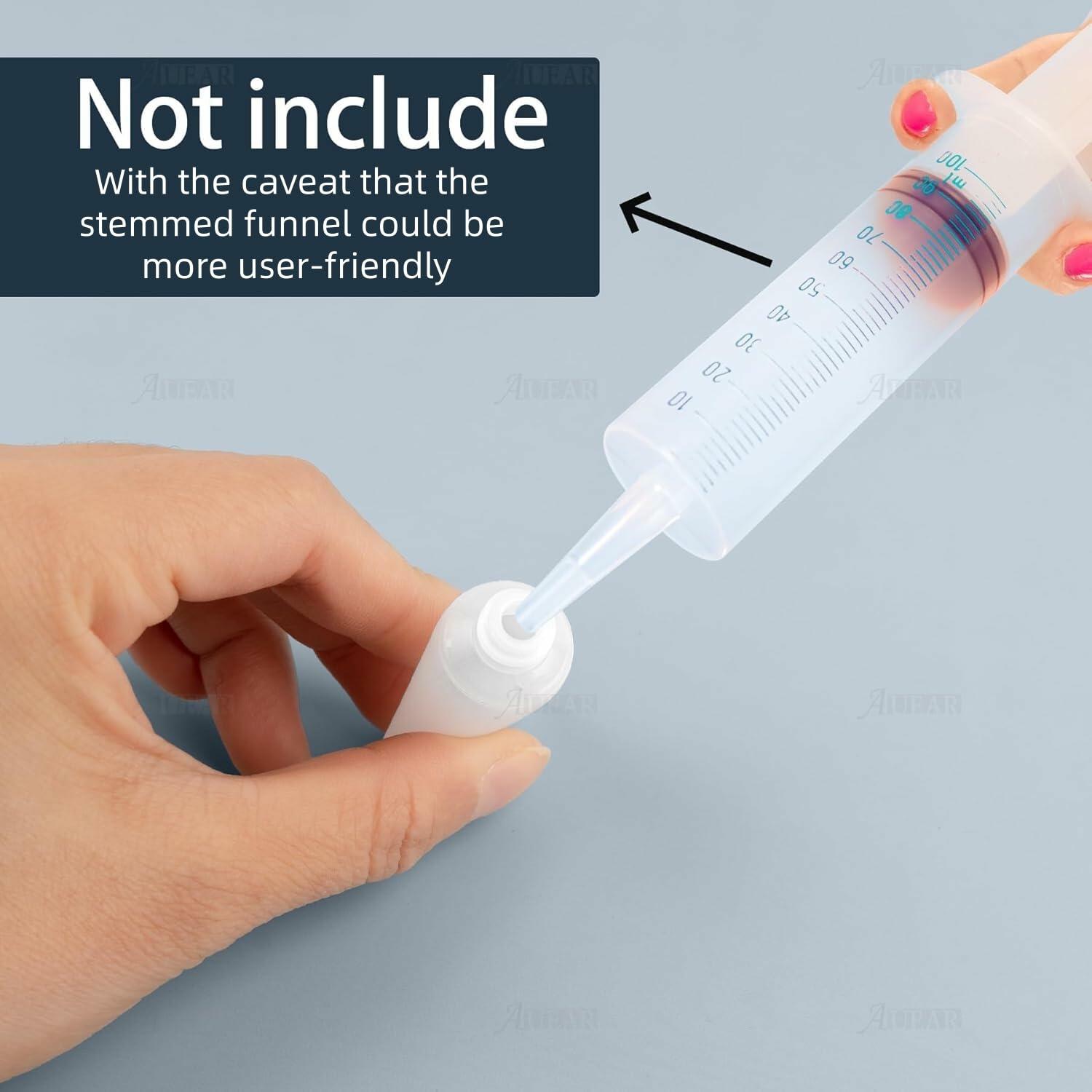 AUEAR, 24 Pack 5ml Empty Refillable Plastic Soft Tubes Squeeze Cosmetic Bottles