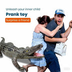 HOHQB 40" Inflatable Alligator Toys Realistic Blow up Alligator Deco Animal