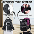 Tealari Diaper Bag Backpack,Stylish Baby Diaper Bag, Waterproof Travel Diaper