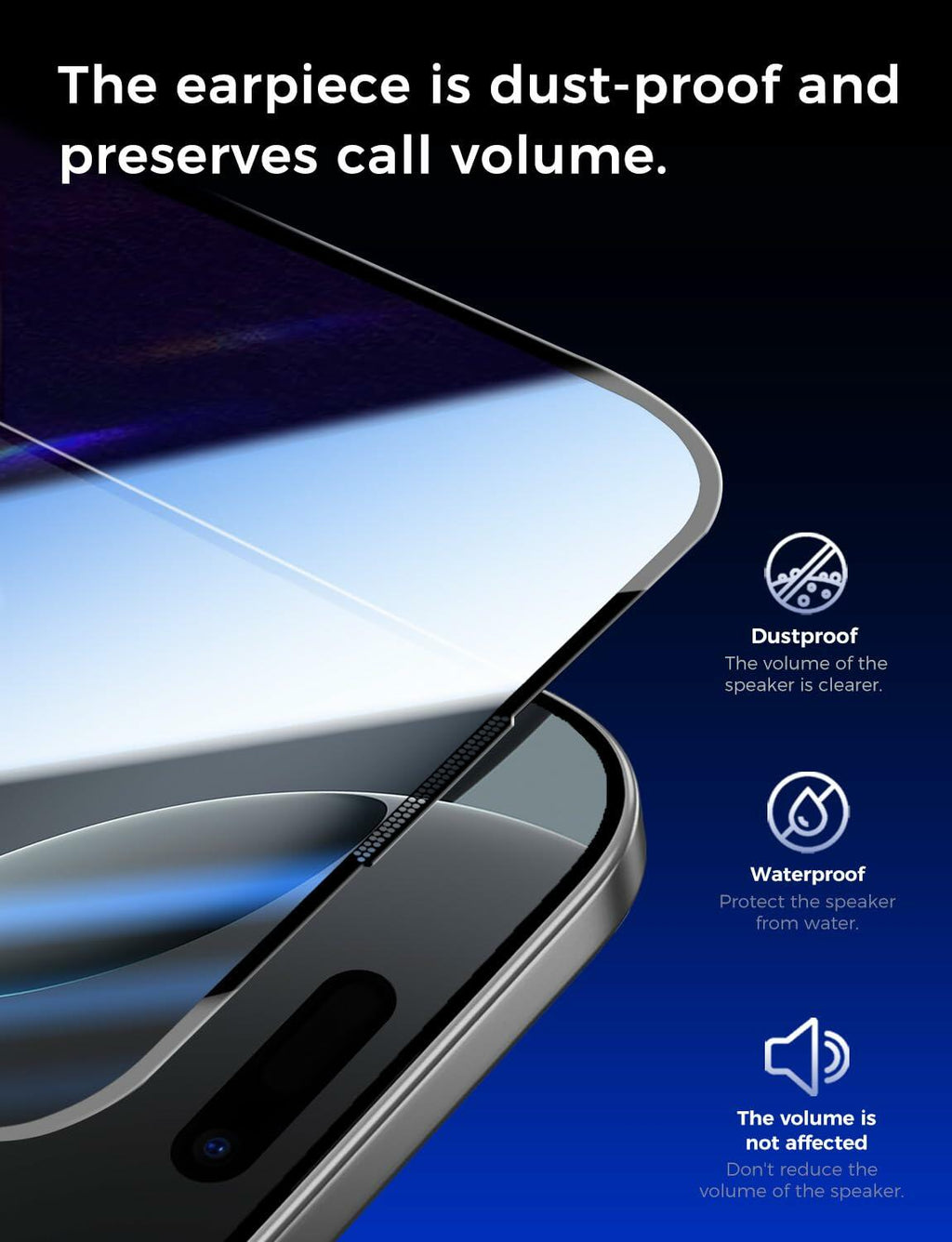 MAGIC JOHN 2 Pack for iPhone 16 Pro Max 6.9 inch Tempered Glass Screen