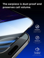 MAGIC JOHN 2 Pack for iPhone 16 Pro Max 6.9 inch Tempered Glass Screen