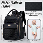 Tealari Diaper Bag Backpack,Stylish Baby Diaper Bag, Waterproof Travel Diaper
