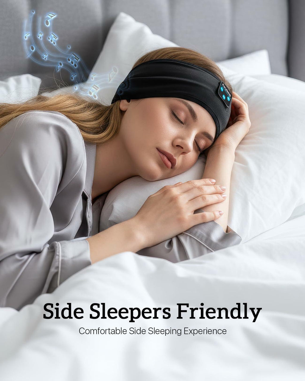 Perytong Sleep Headphones Bluetooth 5.4 Headband, Wireless Sleep Headphones with