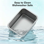 Tivray Elevated Dog Bowl, 2.4 Gallon Adjustable Stainless Steel Water Bowl for