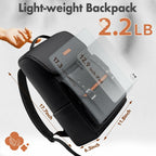 hk Vintage College Backpack for Women and Men, Travel Laptop Backpack with Anti