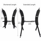 Bassdash Backpack Straps Replacement Adjustable Padded Shoulder Straps for