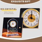 Ghtixsu 2026 Retirement Gifts for Women Men Crystal Clock, Going Away Gifts for