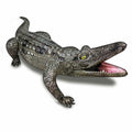 HOHQB 40" Inflatable Alligator Toys Realistic Blow up Alligator Deco Animal