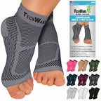 TechWare Pro Ankle Brace Compression Sleeve - Relieves Achilles Tendonitis,