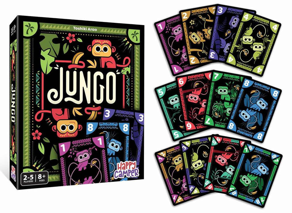 Happy Camper - Jungo | A Simple Card Game of Not-so-Simple Choices | Perfect