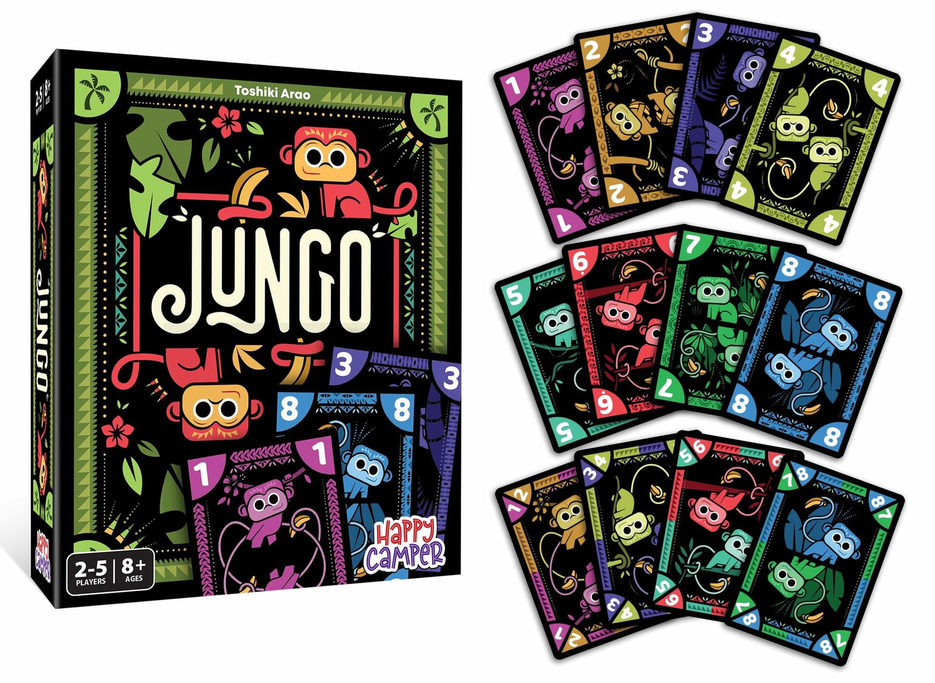 Happy Camper - Jungo | A Simple Card Game of Not-so-Simple Choices | Perfect