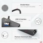 uni USB to Ethernet Adapter, Driver Free USB 3.0 to Gigabit Ethernet LAN Network