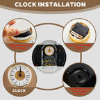 Ghtixsu 2026 Retirement Gifts for Women Men Crystal Clock, Going Away Gifts for