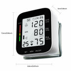 MMIZOO Wrist Blood Pressure Monitor Bp Monitor Large LCD Display Blood Pressure